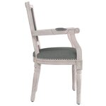 vidaXL Chaise à manger Gris foncé Tissu