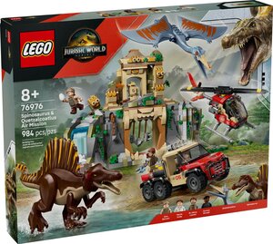 LEGO Jurassic World - Ensemble Mission aérienne avec Spinosaure et Quetzalcoatlus - 76976