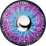 Monnaie en argent 20 euro g 22.42 millésime 2023 uncharted universe neutron star