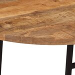 vidaXL Tables basses gigognes 3 Pièces bois massif de manguier et fer
