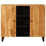 vidaXL Armoire latérale 90x33x75 cm bois massif d'acacia