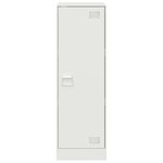 vidaXL Buffet blanc 34 5x39x107 cm acier