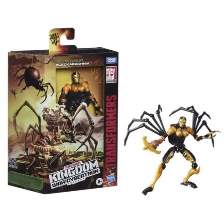 Transformers Generation War for Cybertron - Black Arachnia Deluxe