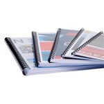 Boite 100 Reliures Spirales Plastique 8mm - Noir - Exacompta