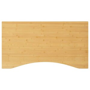 vidaXL Dessus de bureau 110x60x2 5 cm bambou