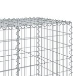vidaXL Panier gabion avec couvercle 300x100x100 cm fer galvanisé