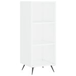 vidaXL Buffet haut Blanc 34 5x34x180 cm Bois d'ingénierie