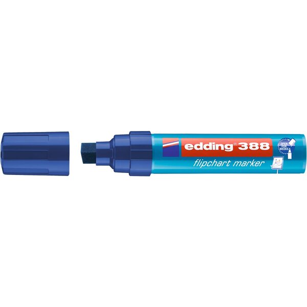 Marqueur pour chevalets 388 bleu 4-12 mm x 10 EDDING