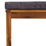 vidaXL Salon de jardin 11 Pièces avec coussin Bois d'acacia solide