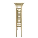 vidaXL Voûte en treillis 150x60x210 cm Bois