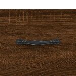 vidaXL Buffet chêne marron 69 5x34x90 cm bois d'ingénierie