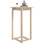 vidaXL Table de bar 60x60x110 cm Bois massif de pin