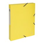Chemise box exacompta aquarel  en carte lustrée - dos 4 cm couleurs assorties - lot de 8
