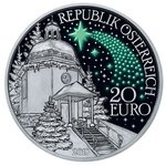 Pièce de monnaie 20 euro Autriche 2018 argent BE – Douce nuit, Sainte nuit
