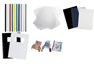 Pochettes pour baguettes à relier, A4, transparent DURABLE