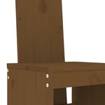 vidaXL Ensemble de bar de jardin 7 Pièces marron miel bois de pin massif