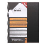 Notebook RHODIACTIVE 90g RI RsR A4+ 160p 5x5C mcrperf +9tr., règle PP + 6 m-p repositi... RHODIA