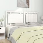 vidaXL Tête de lit Blanc 165 5x4x100 cm Bois massif de pin