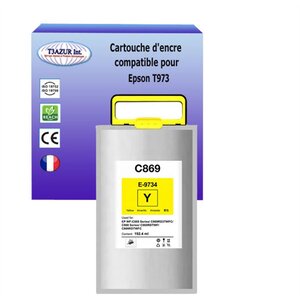 Cartouche compatible avec Epson T9734 (C13T973400) - Jaune - 22 000 pages