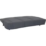 Banquette clic clac 3 places - tissu Noir - Style contemporain - L 193 x P 92 cm