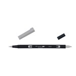 Feutre dessin double pointe abt dual brush pen n60 gris froid 6 tombow