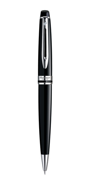 Waterman expert stylo bille   laque noire  recharge bleue pointe moyenne  coffret cadeau
