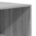 vidaXL Garde-robe sonoma gris 100x50x200 cm bois d'ingénierie
