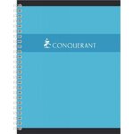 Cahier spirale 180 pages 5x5 70 g  couverture carte recyclée  format 17 x 22 cm CONQUERANT