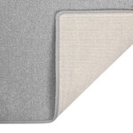 vidaXL Tapis de couloir Gris clair 80x300 cm