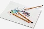 Crayon pitt pastel couleur sienne brulée 283 x 6 faber-castell