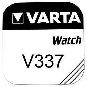 pile pour montre argent oxyde V337 SR416SW 1 55 Volt VARTA