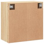 vidaXL Armoire murale chêne sonoma 60x31x60 cm bois d'ingénierie