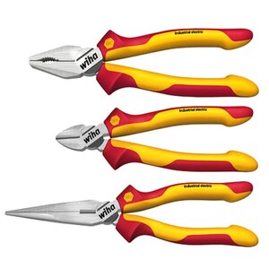 Wiha jeu de pinces électriques trois pièces z 99 0 0 001 09 industrial
