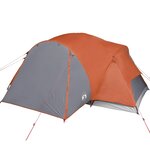 vidaXL Tente familiale Crossvent 8 personnes orange imperméable