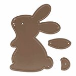 Matrice De Découpe Lapin - 5 8X8 Cm