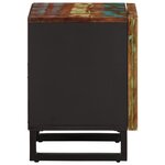 vidaXL Table de chevet 40x34x46 cm bois massif de récupération