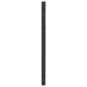 vidaXL Membrane anti-mauvaises herbes noir 2x25 m PP