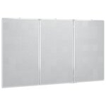 Tableau magnétique panneau écriture école maison bureau pliable 180 x 100 x 1 7 cm aluminium 02_0045526
