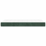 vidaXL Matelas de lit à ressorts ensachés 80x220x20 cm velours
