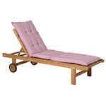 Madison Coussin de chaise longue Panama 200x60 cm Rose pâle