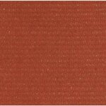 vidaXL Voile d'ombrage 160 g/m² Terre cuite 5x8 m PEHD