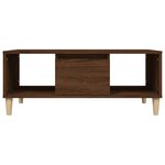 vidaXL Table basse Chêne marron 90x50x36 5 cm Bois d'ingénierie