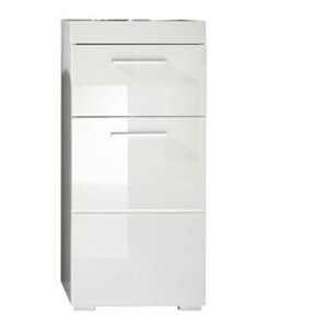 Trendteam Armoire de sol de salle de bain Amanda Blanc