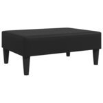 vidaXL Ensemble de canapés 2 Pièces noir similicuir