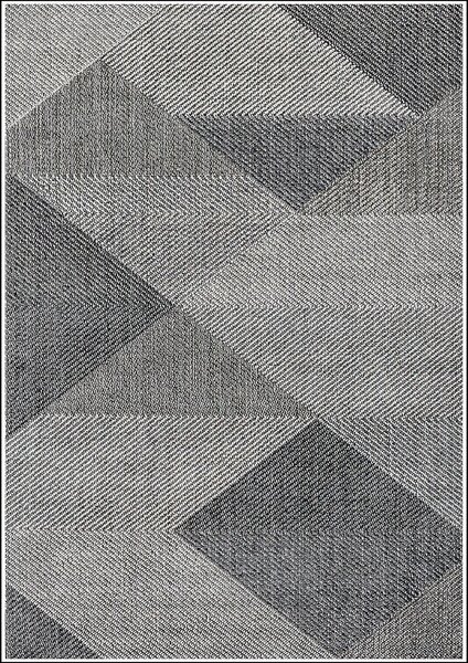 Tapis de salon MIRAN 80 x 150 cm - Gris