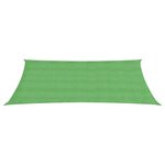 vidaXL Voile d'ombrage 160 g/m² Vert clair 3x6 m PEHD