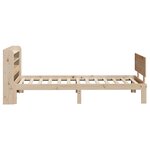 vidaXL Cadre de lit avec tête de lit 90x200 cm bois de pin massif