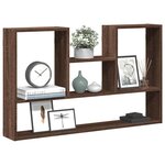 vidaXL Étagère murale chêne marron 99x15x60 cm bois d'ingénierie
