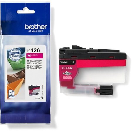 BROTHER - Cartouche d'encre LC426M - Magenta capacité standard de 1500 pages - Pour MFC-J4340DW, MFC-J4540DW et MFC-J4540DWXL