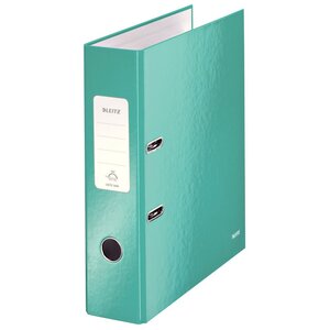 Classeur à levier WOW 180° A4 plastifié, Dos 80 mm Capacité 600 feuilles - Bleu
